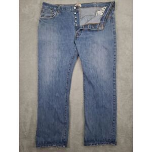 Levi's Mens 501xx Size 42x32 100% Cotton Original Straight Leg Button‎ Fly Jeans